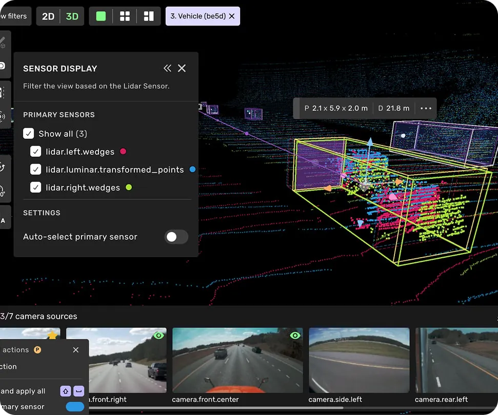 Multi-LiDAR 3D cuboid annotation
