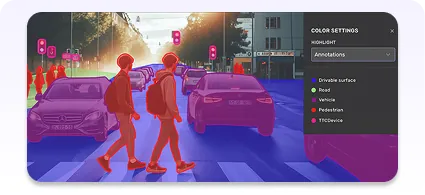 2D semantic segmentation