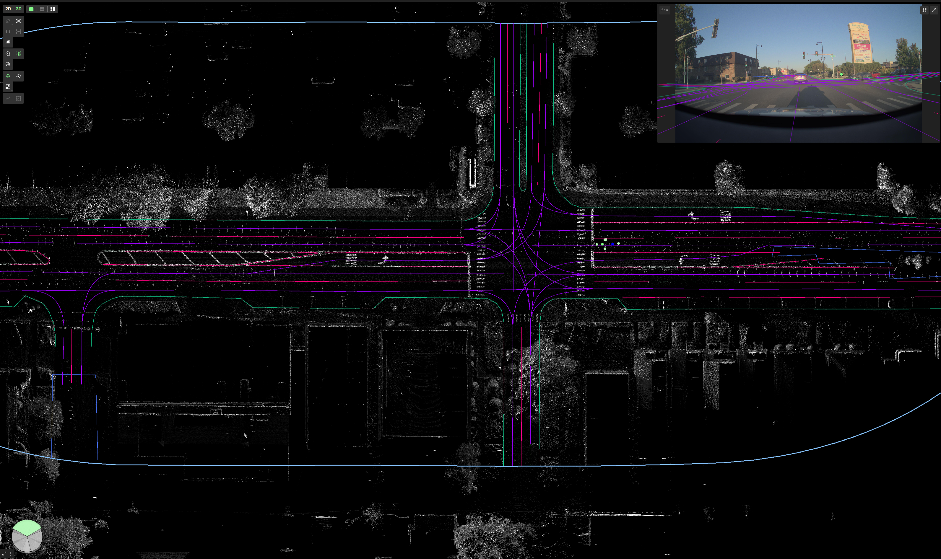 HD map lane geometry
